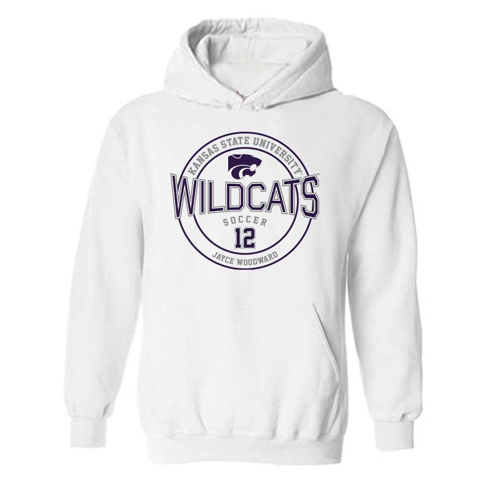 Kansas State - NCAA Women's Soccer : Jayce Woodward - Sports Shersey Hooded Sweatshirt-0