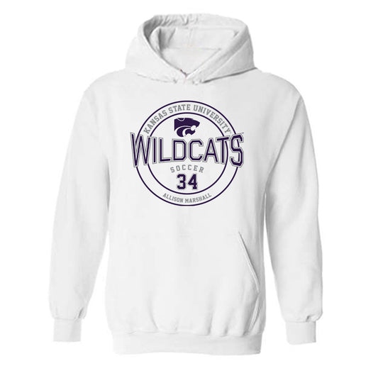 Kansas State - NCAA Women's Soccer : Allison Marshall - Sports Shersey Hooded Sweatshirt-0