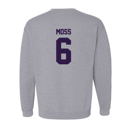 Kansas State - NCAA Football : Qua Moss - Classic Shersey Crewneck Sweatshirt-1