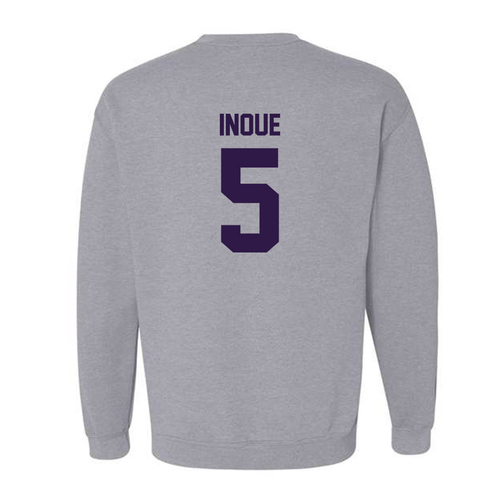 Kansas State - NCAA Baseball : Shintaro Inoue - Classic Shersey Crewneck Sweatshirt-1