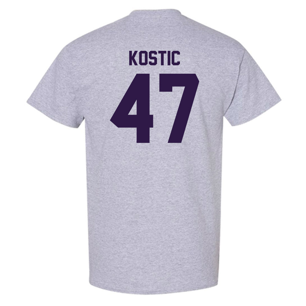 Kansas State - NCAA Men's Basketball : Andrej Kostic - Classic Shersey T-Shirt-1