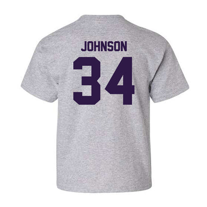 Kansas State - NCAA Men's Basketball : Nate Johnson - Classic Shersey Youth T-Shirt-1