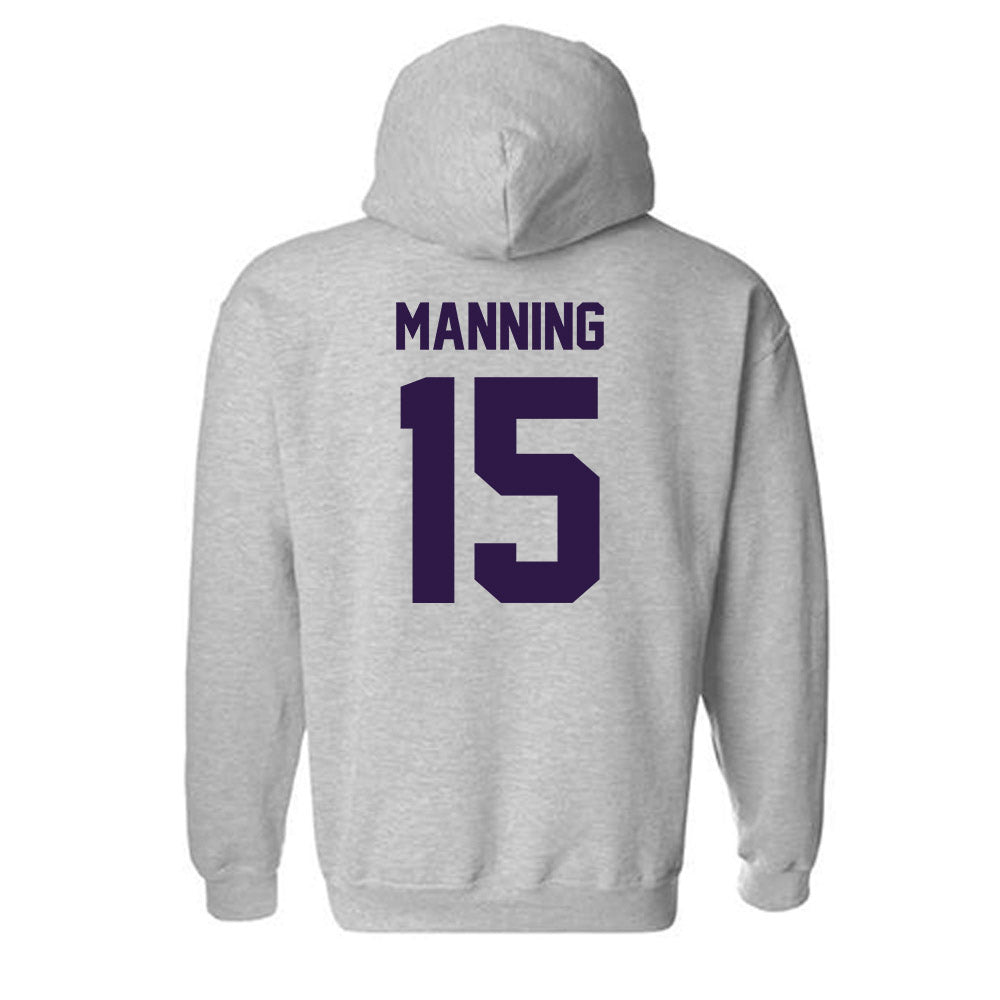 Kansas State - NCAA Men's Basketball : Taj Manning - Classic Shersey Hooded Sweatshirt