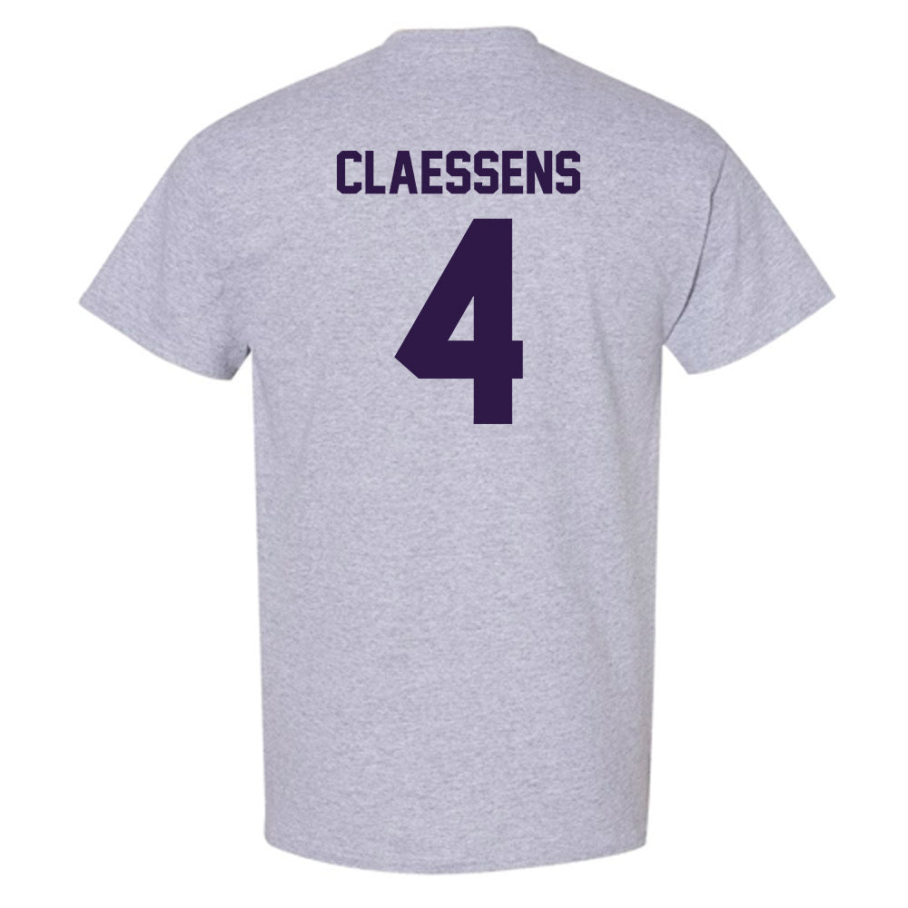 Kansas State - NCAA Women's Basketball : Nastja Claessens - Classic Shersey T-Shirt-1