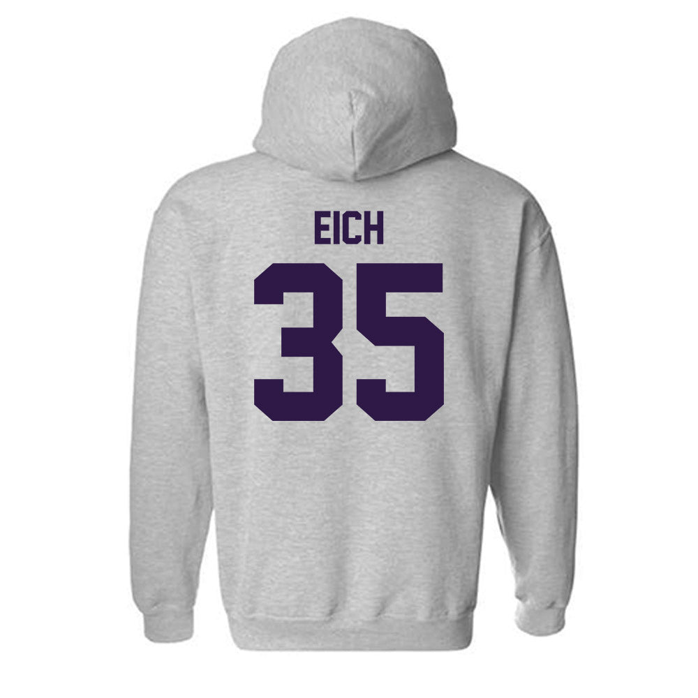 Kansas State - NCAA Baseball : Billy Eich - Classic Shersey Hooded Sweatshirt-1