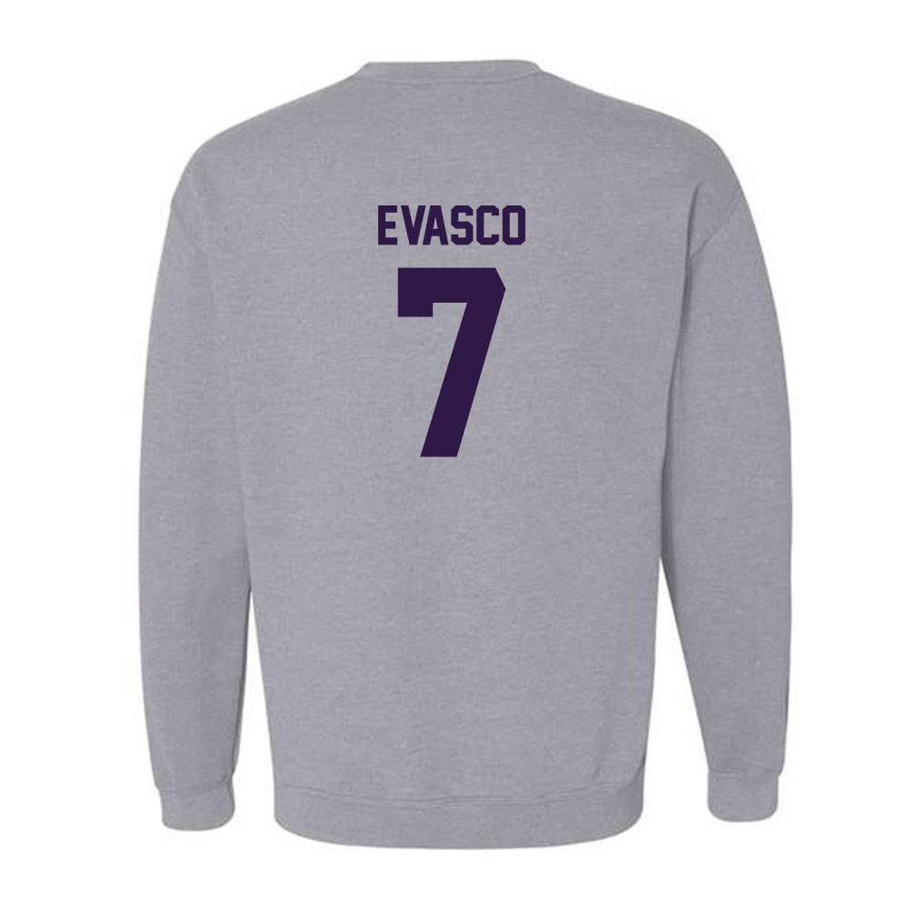 Kansas State - NCAA Baseball : Aj Evasco - Classic Shersey Crewneck Sweatshirt-1
