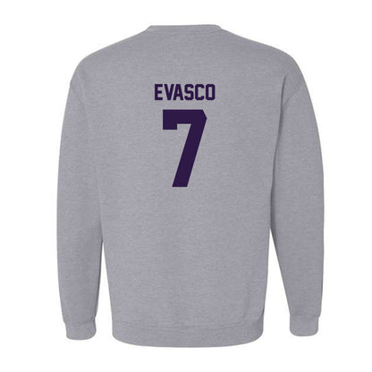 Kansas State - NCAA Baseball : Aj Evasco - Classic Shersey Crewneck Sweatshirt-1