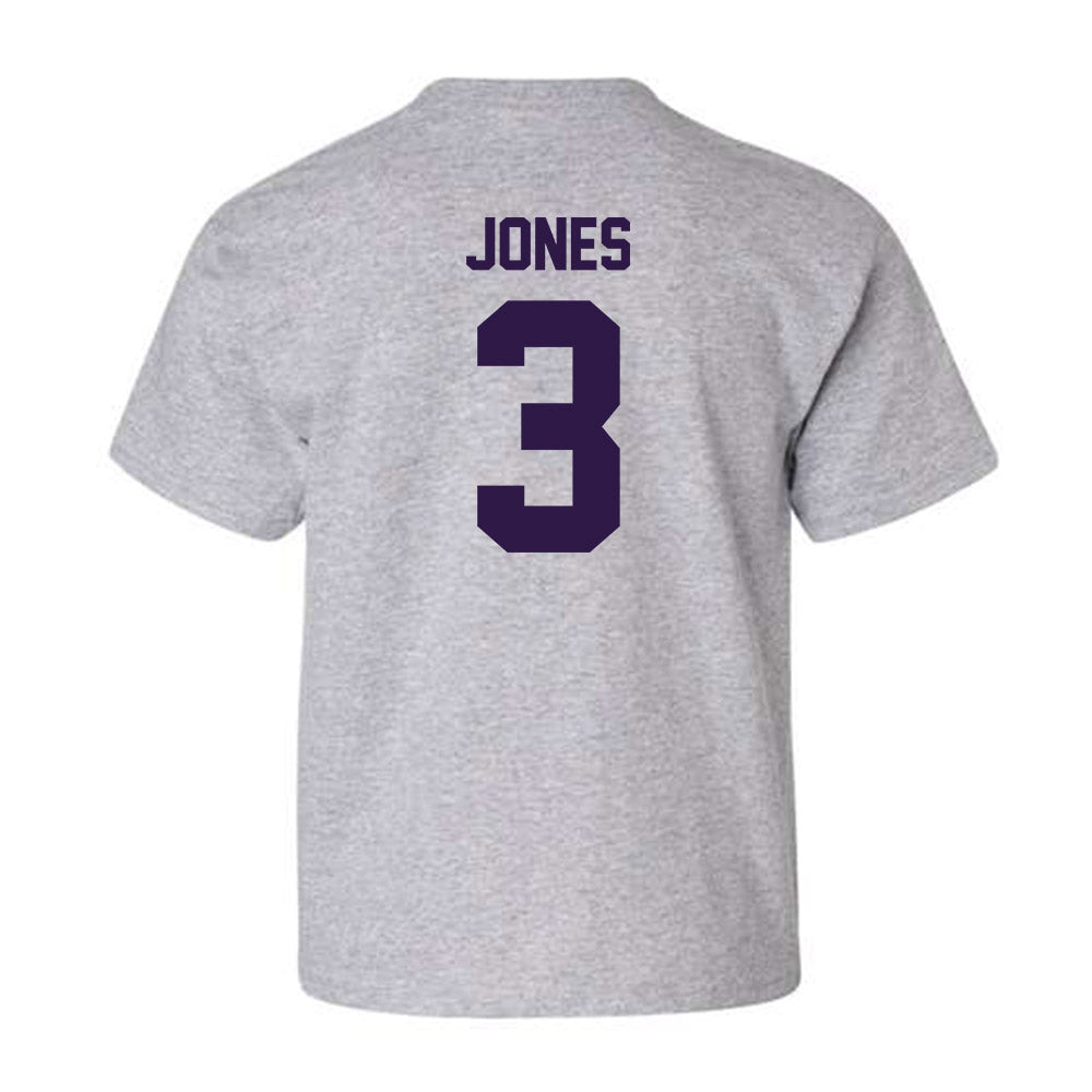 Kansas State - NCAA Men's Basketball : CJ Jones - Classic Shersey Youth T-Shirt