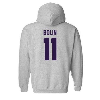 Kansas State - NCAA Baseball : Robby Bolin - Classic Shersey Hooded Sweatshirt-1