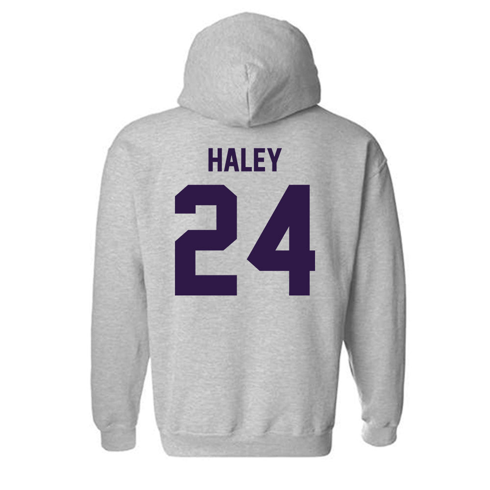 Kansas State - NCAA Baseball : Austin Haley - Classic Shersey Hooded Sweatshirt-1