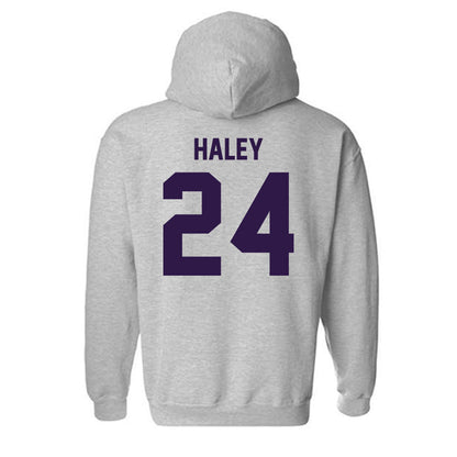 Kansas State - NCAA Baseball : Austin Haley - Classic Shersey Hooded Sweatshirt-1