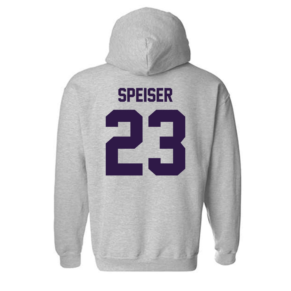 Kansas State - NCAA Women's Basketball : jordan speiser - Classic Shersey Hooded Sweatshirt-1