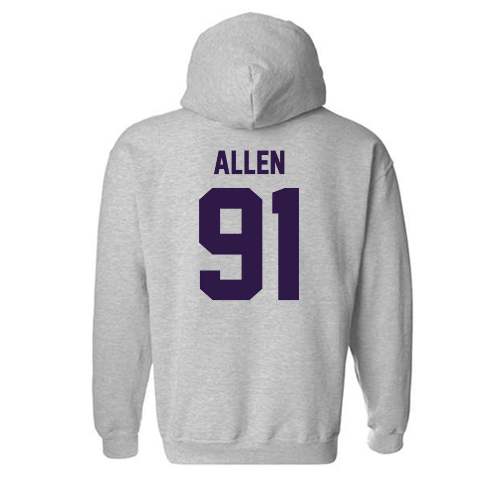 Kansas State - NCAA Football : Jordan Allen - Classic Shersey Hooded Sweatshirt-1