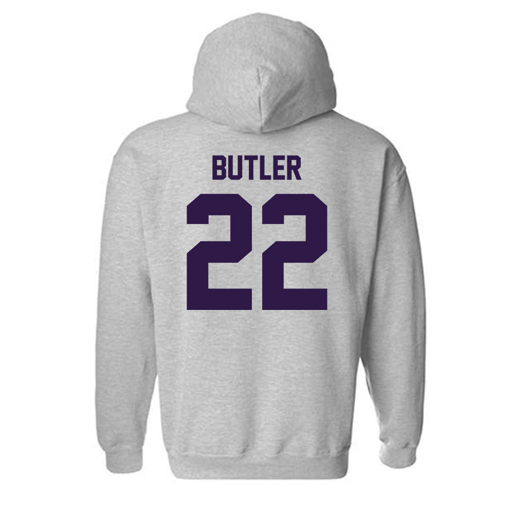 Kansas State - NCAA Baseball : Tazwell Butler - Classic Shersey Hooded Sweatshirt-1