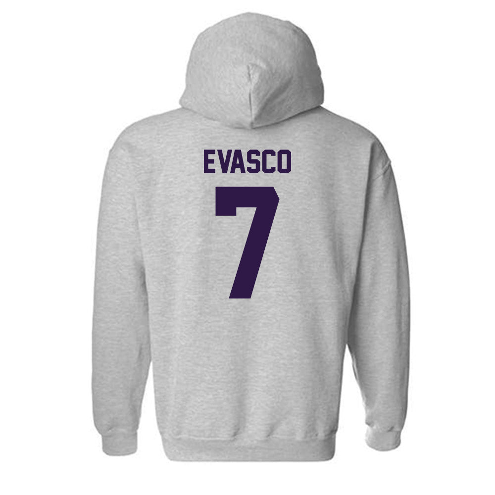 Kansas State - NCAA Baseball : Aj Evasco - Classic Shersey Hooded Sweatshirt-1