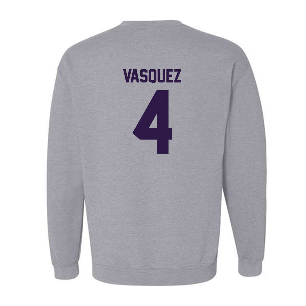 Kansas State - NCAA Baseball : Carlos Vasquez - Classic Shersey Crewneck Sweatshirt-1