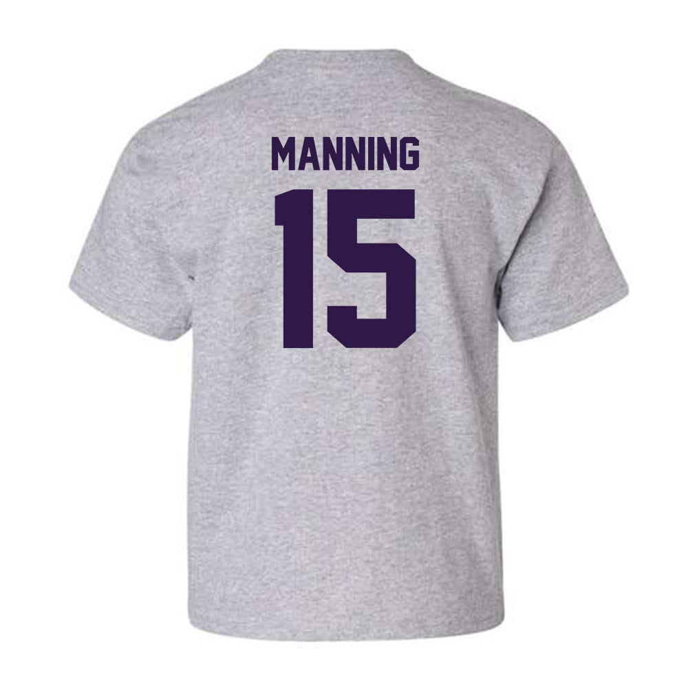 Kansas State - NCAA Men's Basketball : Taj Manning - Classic Shersey Youth T-Shirt