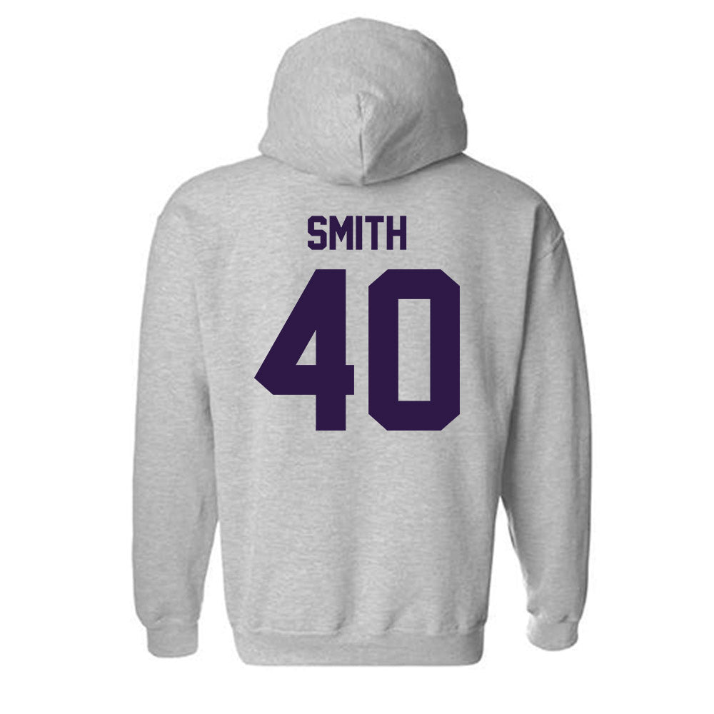 Kansas State - NCAA Baseball : Miles Smith - Classic Shersey Hooded Sweatshirt-1