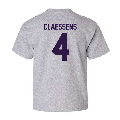 Kansas State - NCAA Women's Basketball : Nastja Claessens - Classic Shersey Youth T-Shirt-1