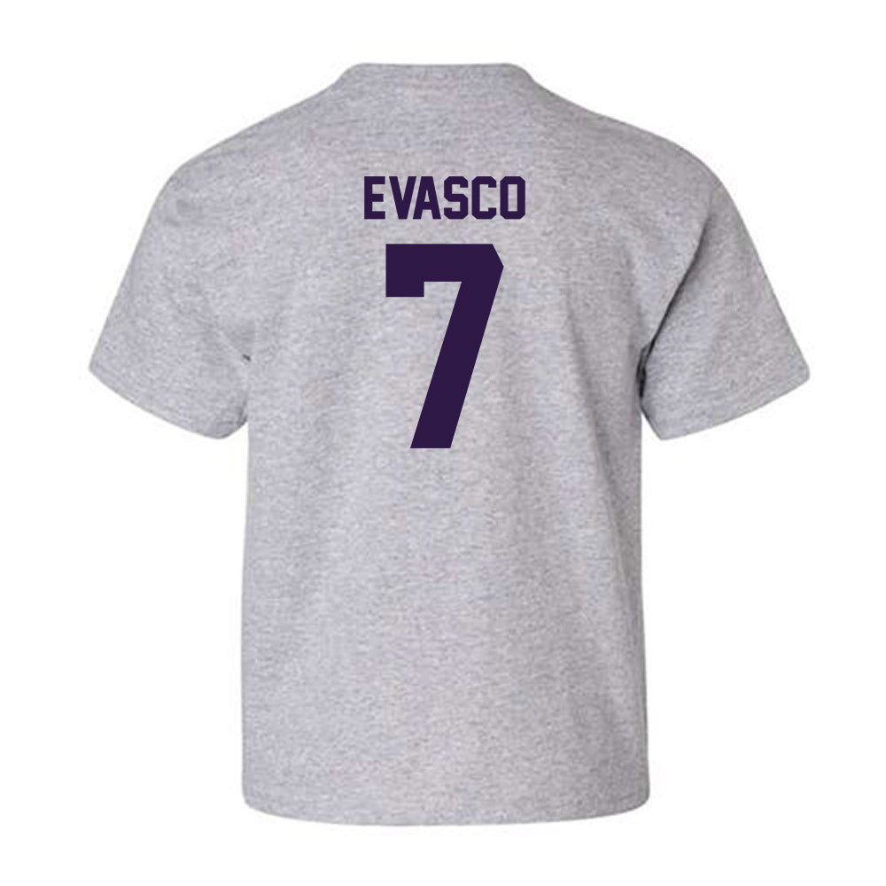 Kansas State - NCAA Baseball : Aj Evasco - Classic Shersey Youth T-Shirt-1