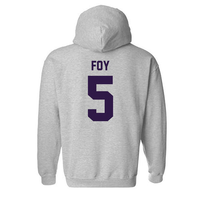 Kansas State - NCAA Women's Basketball : Aniya' Foy - Classic Shersey Hooded Sweatshirt-1