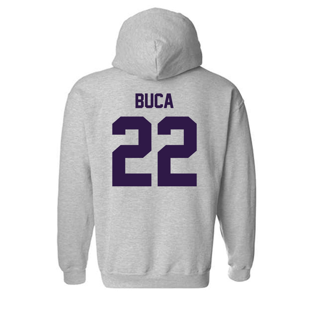 Kansas State - NCAA Men's Basketball : Dorin Buca - Classic Shersey Hooded Sweatshirt-1