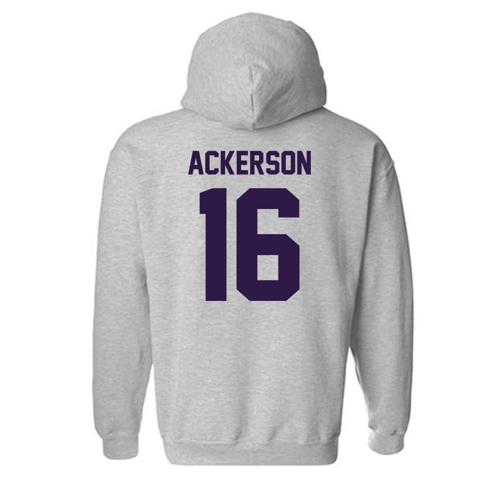 Kansas State - NCAA Football : Dj Ackerson - Classic Shersey Hooded Sweatshirt-1