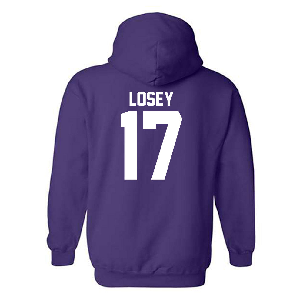Kansas State - NCAA Women's Soccer : Jordan Losey - Classic Shersey Hooded Sweatshirt-1
