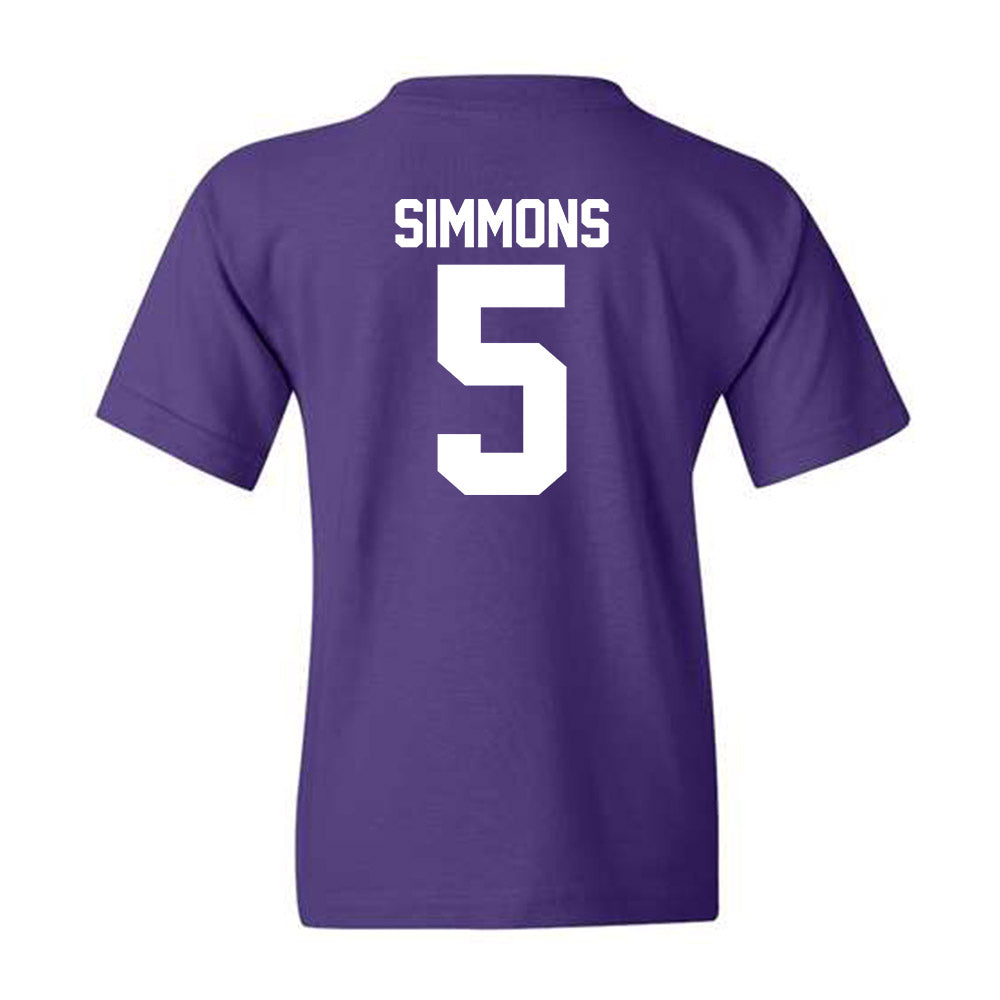 Kansas State - NCAA Women's Soccer : Sophie Simmons - Youth T-Shirt