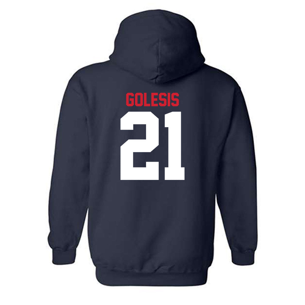 Gonzaga - NCAA Men's Soccer : Nico Golesis - Classic Shersey Hooded Sweatshirt-1