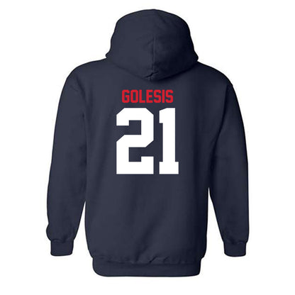 Gonzaga - NCAA Men's Soccer : Nico Golesis - Classic Shersey Hooded Sweatshirt-1