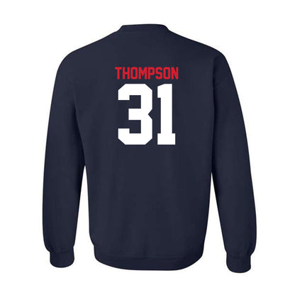 Gonzaga - NCAA Men's Soccer : Caden Thompson - Classic Shersey Crewneck Sweatshirt-1