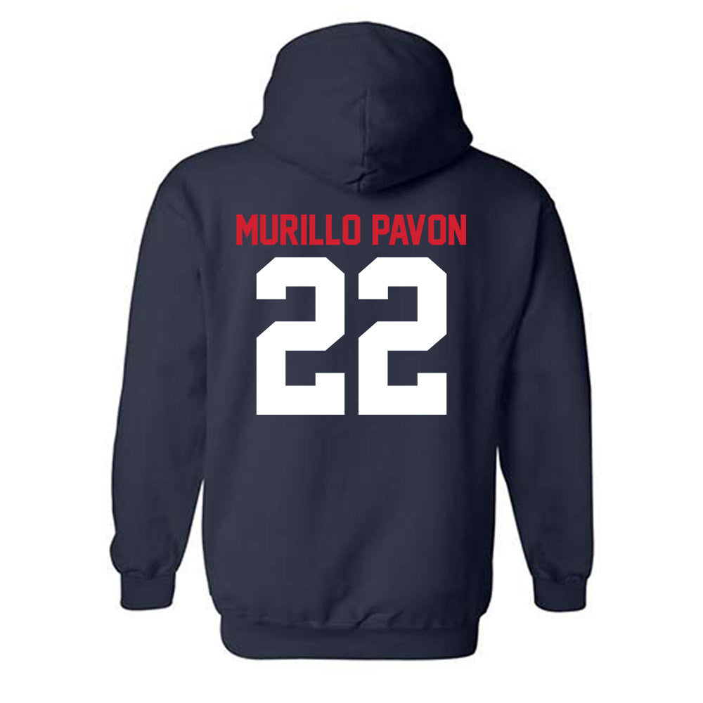 Gonzaga - NCAA Men's Soccer : Carlos Murillo Pavon - Classic Shersey Hooded Sweatshirt-1