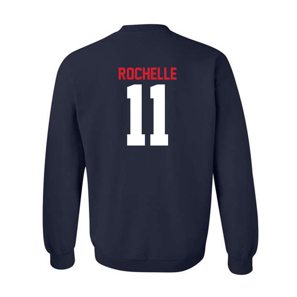 Gonzaga - NCAA Men's Soccer : Talan Rochelle - Classic Shersey Crewneck Sweatshirt-1