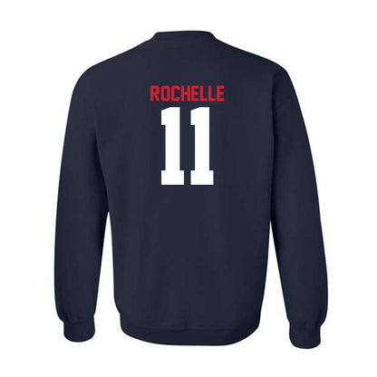 Gonzaga - NCAA Men's Soccer : Talan Rochelle - Classic Shersey Crewneck Sweatshirt-1