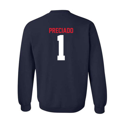 Gonzaga - NCAA Men's Soccer : Chema Preciado - Classic Shersey Crewneck Sweatshirt-1