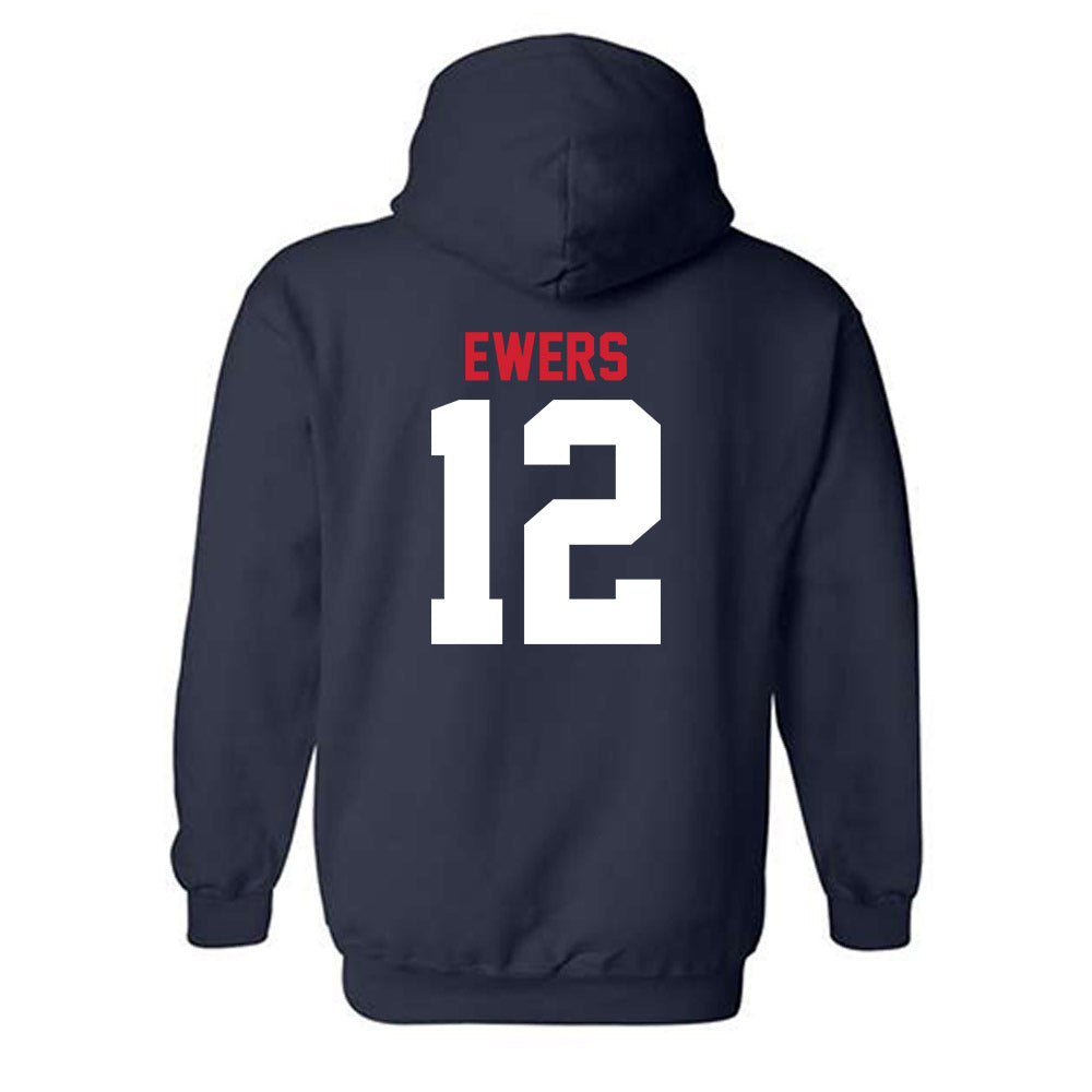 Gonzaga - NCAA Women's Soccer : Erin Ewers - Classic Shersey Hooded Sweatshirt-1