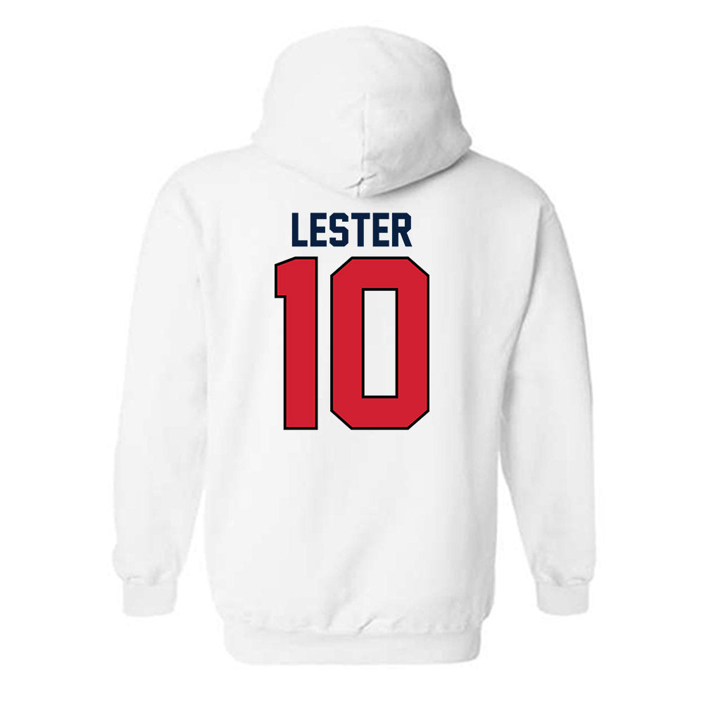 Gonzaga - NCAA Women's Soccer : Olivia Lester - Replica Shersey Hooded Sweatshirt