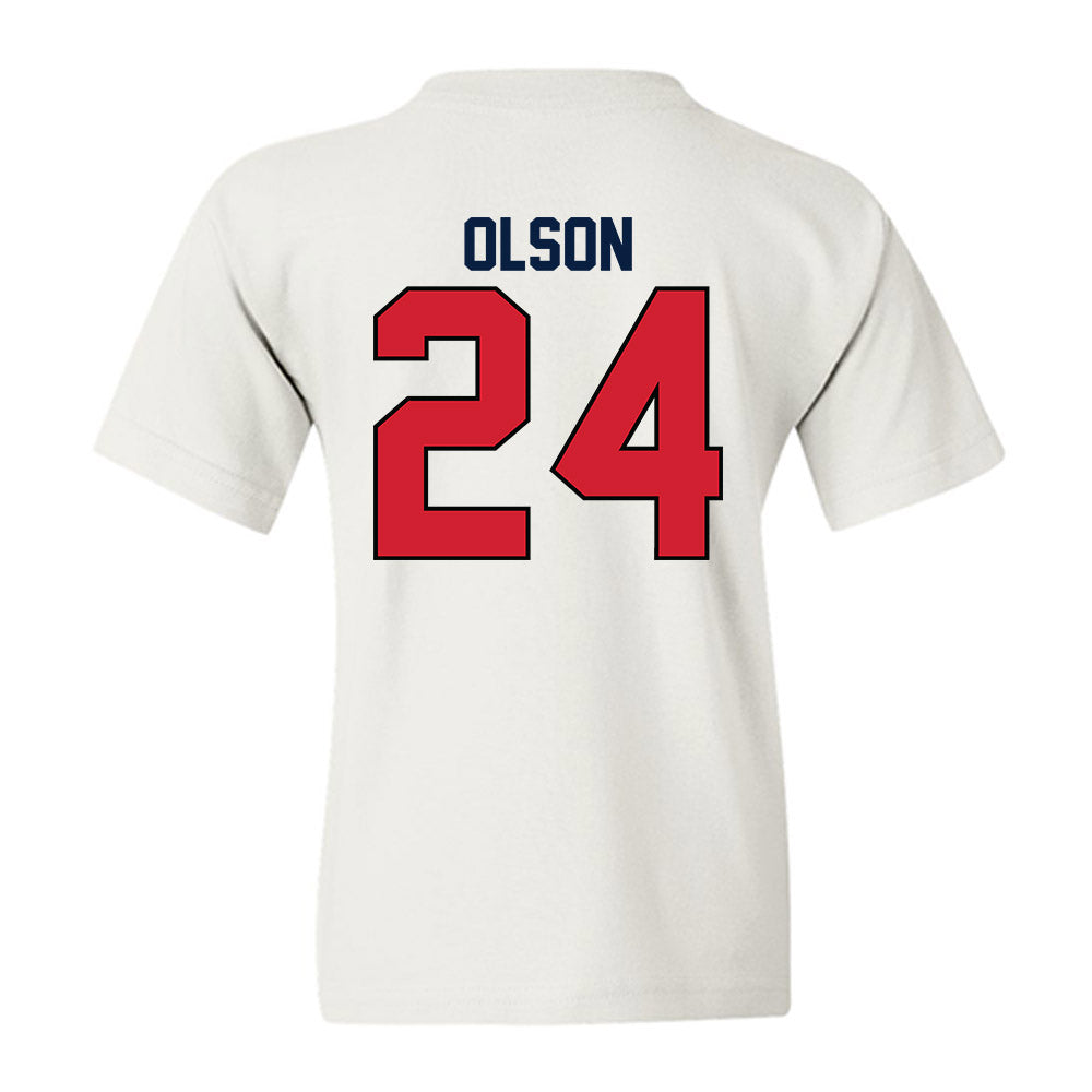 Gonzaga - NCAA Men's Soccer : Morgan Olson - Replica Shersey Youth T-Shirt-1