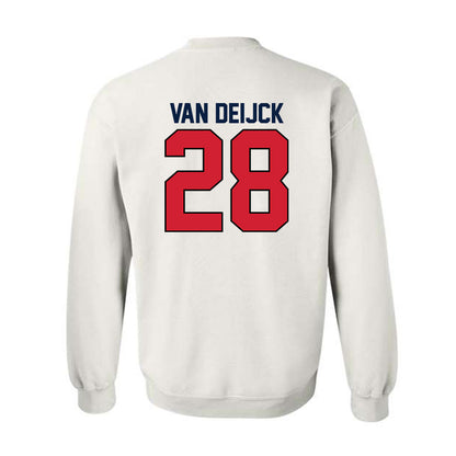 Gonzaga - NCAA Men's Soccer : Jelle van Deijck - Replica Shersey Crewneck Sweatshirt