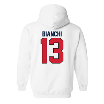 Gonzaga - NCAA Men's Soccer : Nicholas Bianchi - Replica Shersey Hooded Sweatshirt-1