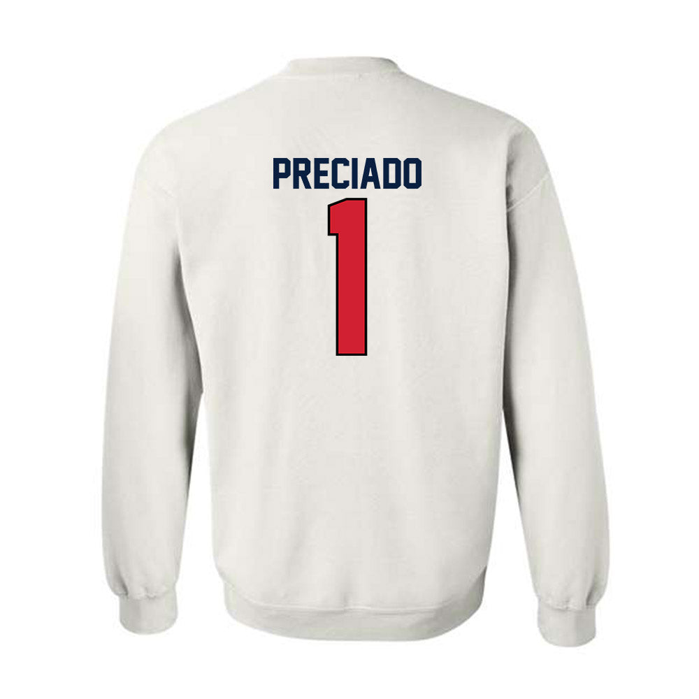 Gonzaga - NCAA Men's Soccer : Chema Preciado - Replica Shersey Crewneck Sweatshirt-1