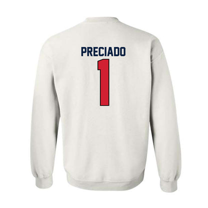 Gonzaga - NCAA Men's Soccer : Chema Preciado - Replica Shersey Crewneck Sweatshirt-1