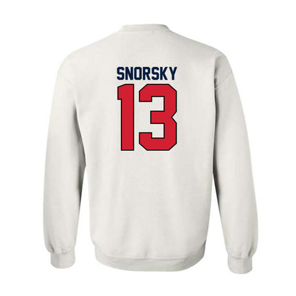 Gonzaga - NCAA Women's Soccer : Samantha Snorsky - Replica Shersey Crewneck Sweatshirt-1