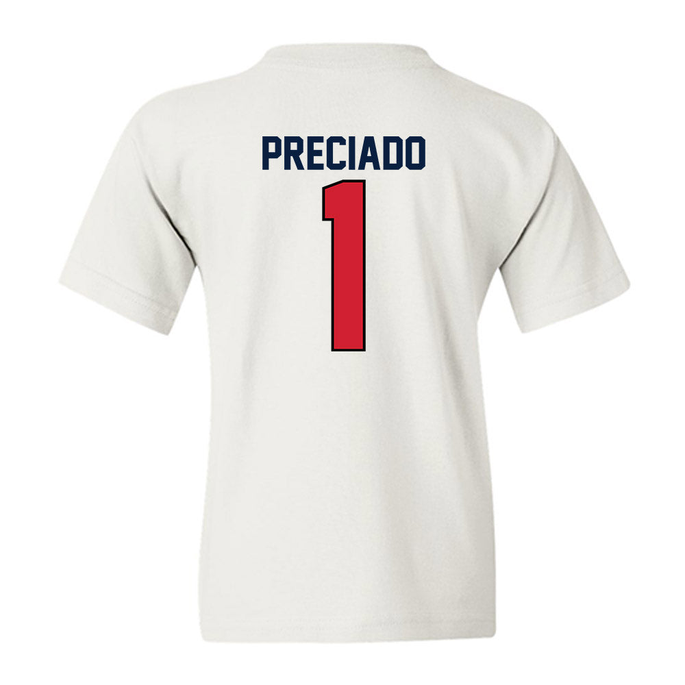 Gonzaga - NCAA Men's Soccer : Chema Preciado - Replica Shersey Youth T-Shirt-1