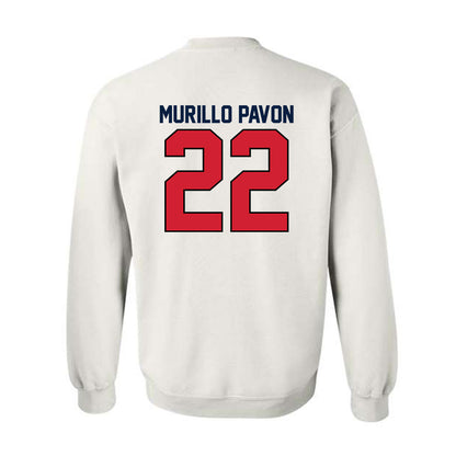Gonzaga - NCAA Men's Soccer : Carlos Murillo Pavon - Replica Shersey Crewneck Sweatshirt-1