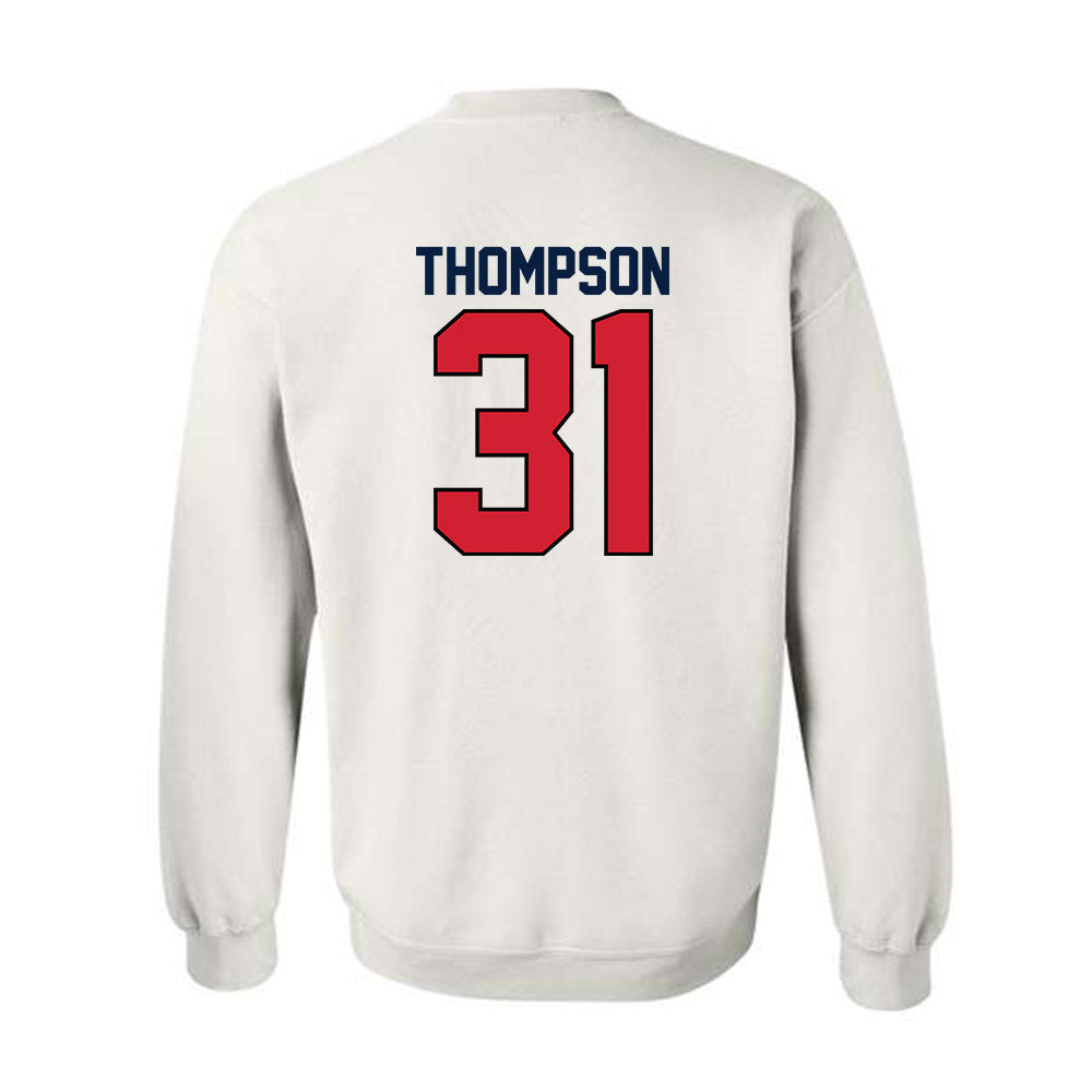 Gonzaga - NCAA Men's Soccer : Caden Thompson - Replica Shersey Crewneck Sweatshirt-1