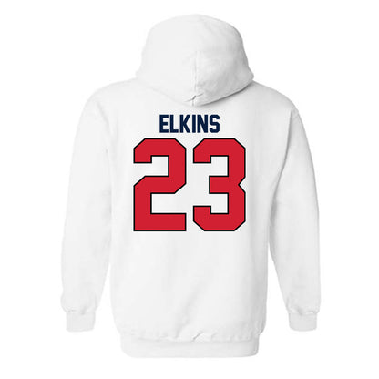 Gonzaga - NCAA Men's Soccer : Benjamin Elkins - Replica Shersey Hooded Sweatshirt