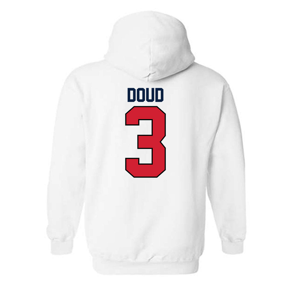 Gonzaga - NCAA Men's Soccer : Ethan Doud - Replica Shersey Hooded Sweatshirt-1