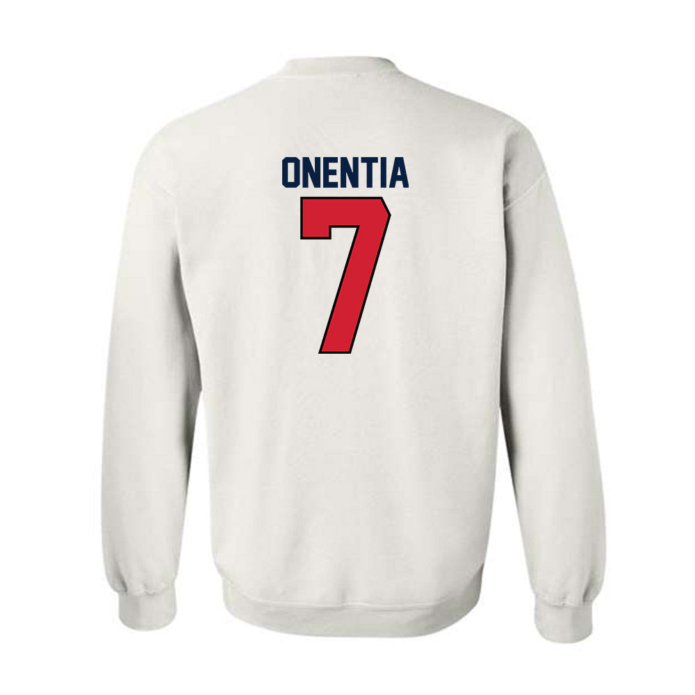 Gonzaga - NCAA Men's Soccer : Geremi Onentia - Replica Shersey Crewneck Sweatshirt-1